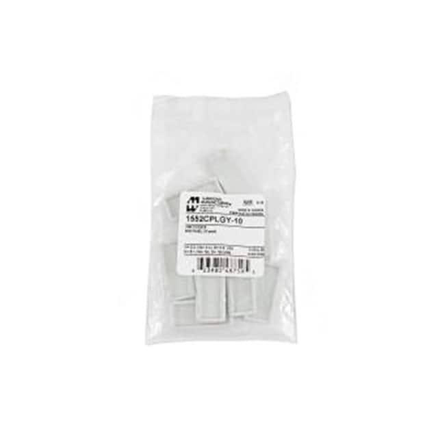 1552CPLGY-10 1552C1/C3/C5 END PNL 10-PK