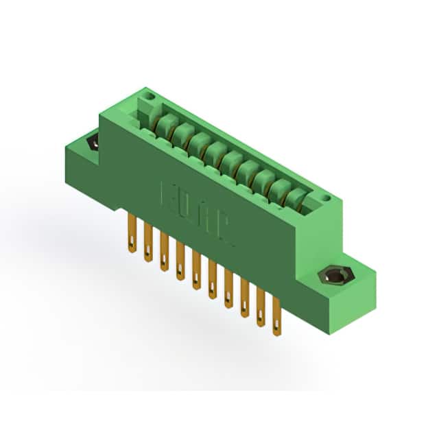 346-020-500-208 CONN EDGE DUAL FMALE 20POS 0.125