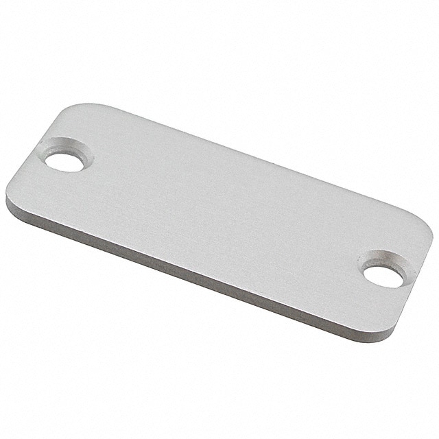1455DAL-10 END PANEL ALUMINUM CLEAR 10/PACK