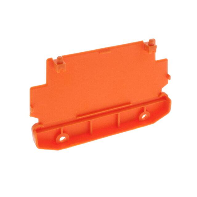 1185360000 END PLATE 21.5MM WIDE ORANGE
