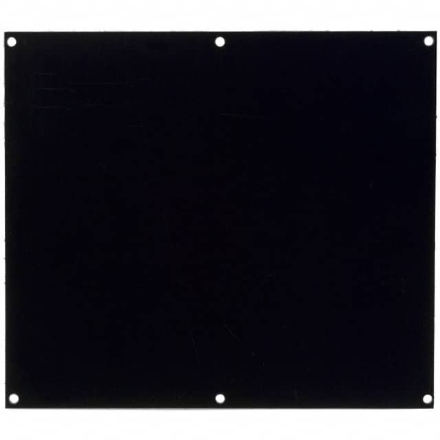 2039 PANEL PHENOLIC 7 3/8X8 3/8" BLK