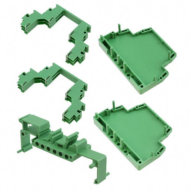 2790240 HOUSING PLSTC GRN 3.11"LX1.58"W