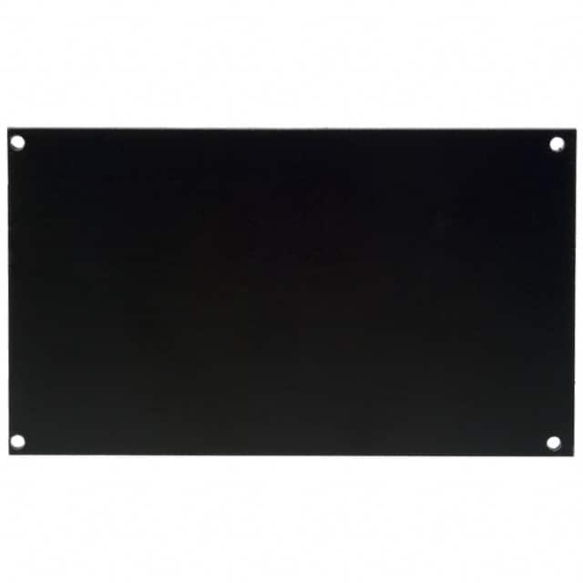 2037 PANEL PHENOLIC 3 3/4X6 1/4" BLK