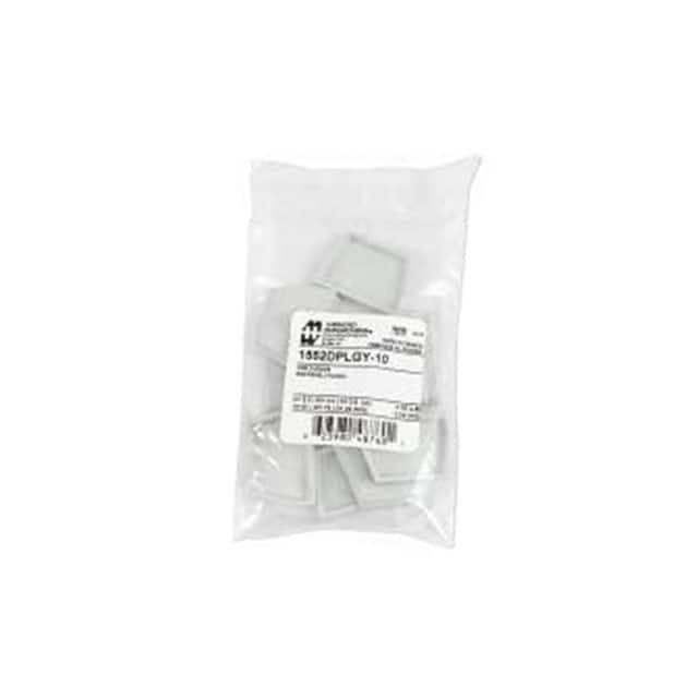 1552DPLGY-10 1552D1/D3/D5 END PNL 10-PK