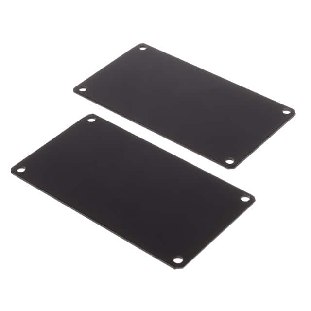 031623 END PANELS ALUMINUM BLACK