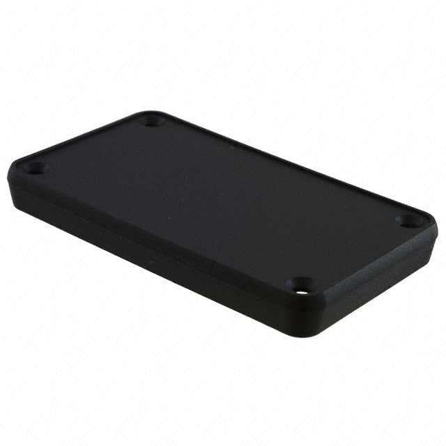 1455KPLBK-10 BEZEL SOLID PLASTIC BLK 10/PACK
