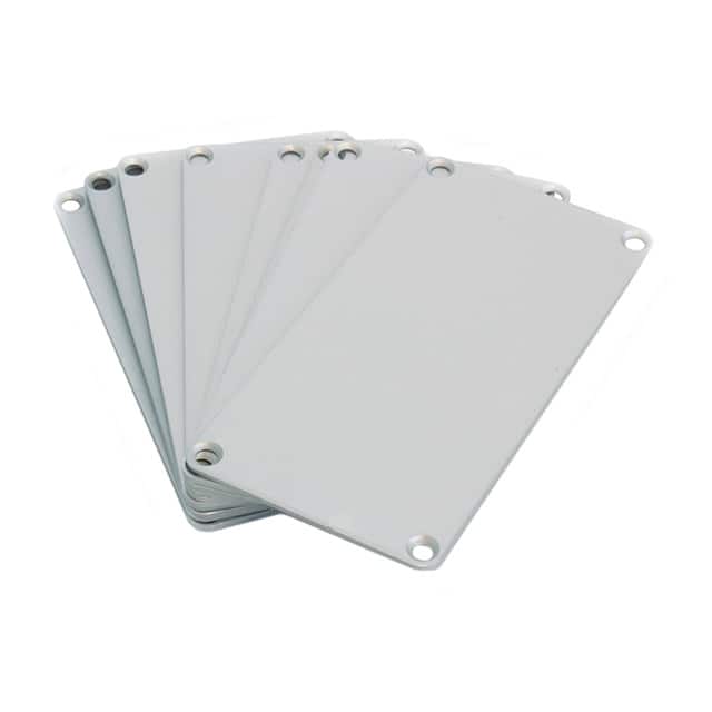 1455NAL-10 END PANEL ALUMINUM CLEAR 10/PACK