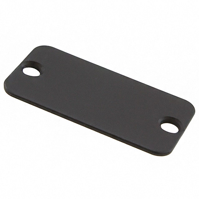 1455DALBK-10 END PANEL ALUMINUM BLACK 10/PACK
