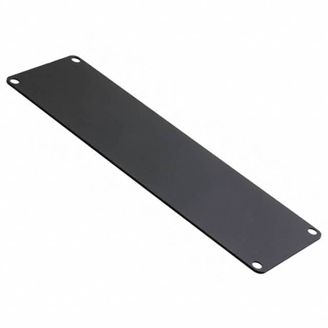 1455TALBK-10 END PANEL ALUMINUM BLACK 10/PACK