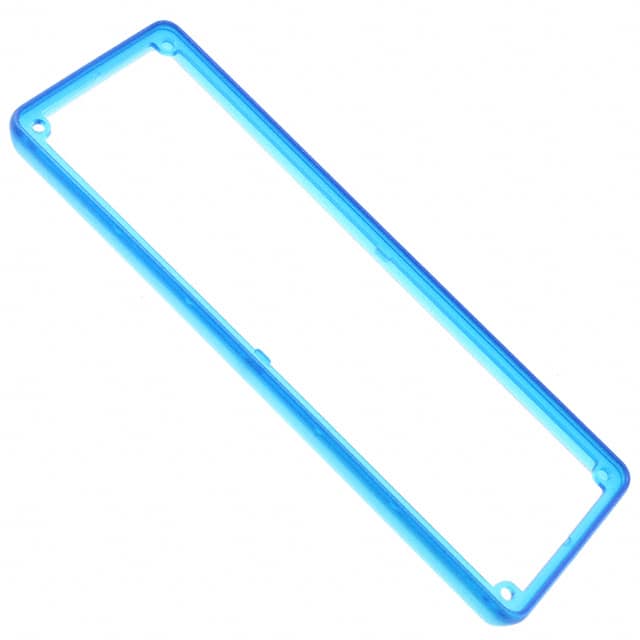 1455TBTBU-10 BEZEL OPEN PLASTIC BLUE 10/PACK