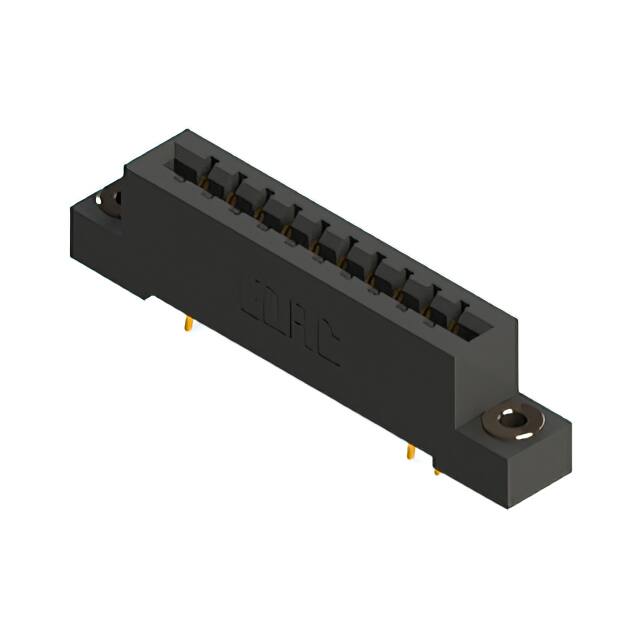 387-020-556-203 CONN EDGE DUAL FMALE 20POS 0.156