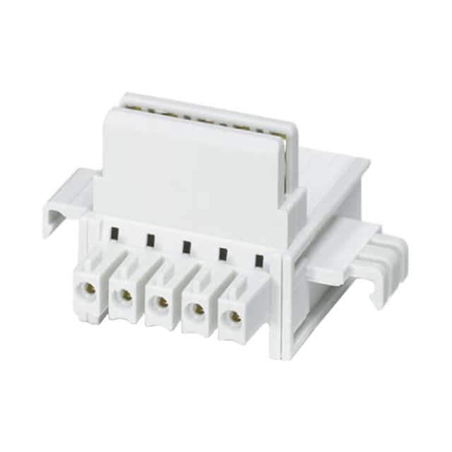 2201813 CONN DIN RAIL 5 POS