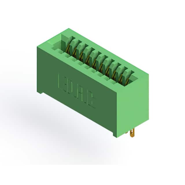 325-010-500-101 CONN EDGE SINGLE FML 10POS 0.100