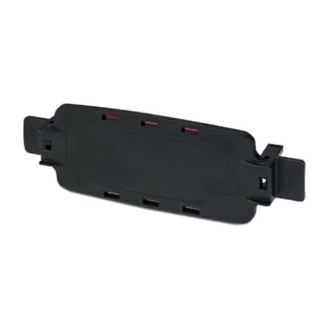 2230004 FACEPLATE, COLOR: BLACK, WIDTH: