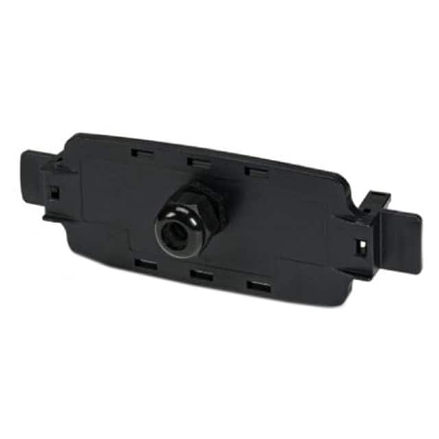 2230007 FACEPLATE, COLOR: BLACK, WIDTH: