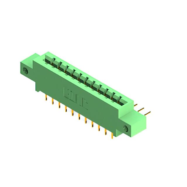 337-022-558-812 CONN EDGE DUAL FMALE 22POS 0.156