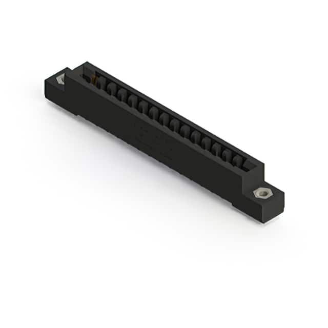 357-015-545-107 CONN EDGE SGL FMALE 15POS 0.156