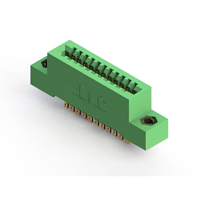 342-022-555-207 CONN EDGE DUAL FMALE 22POS 0.100