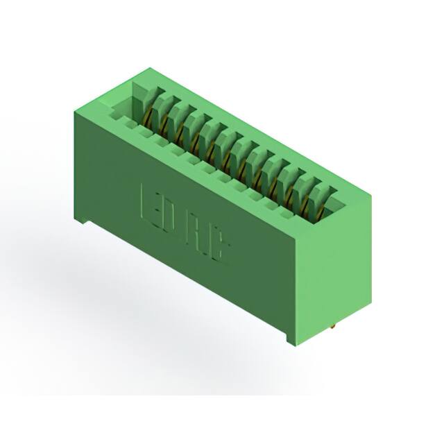 325-012-520-101 CONN EDGE SINGLE FML 12POS 0.100
