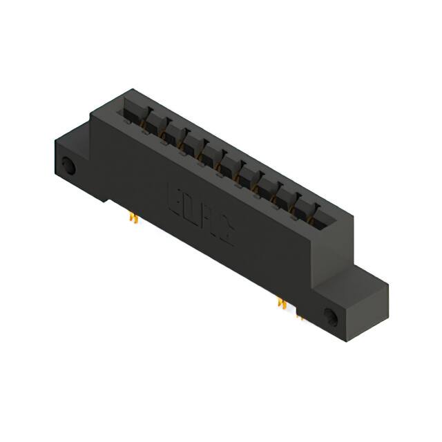 387-020-555-212 CONN EDGE DUAL FMALE 20POS 0.156