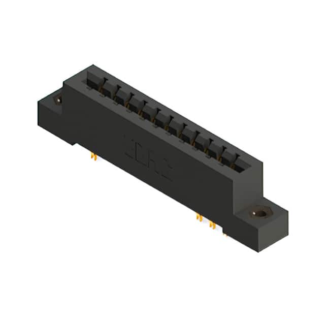 387-022-555-208 CONN EDGE DUAL FMALE 22POS 0.156