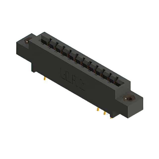 387-022-556-808 CONN EDGE DUAL FMALE 22POS 0.156