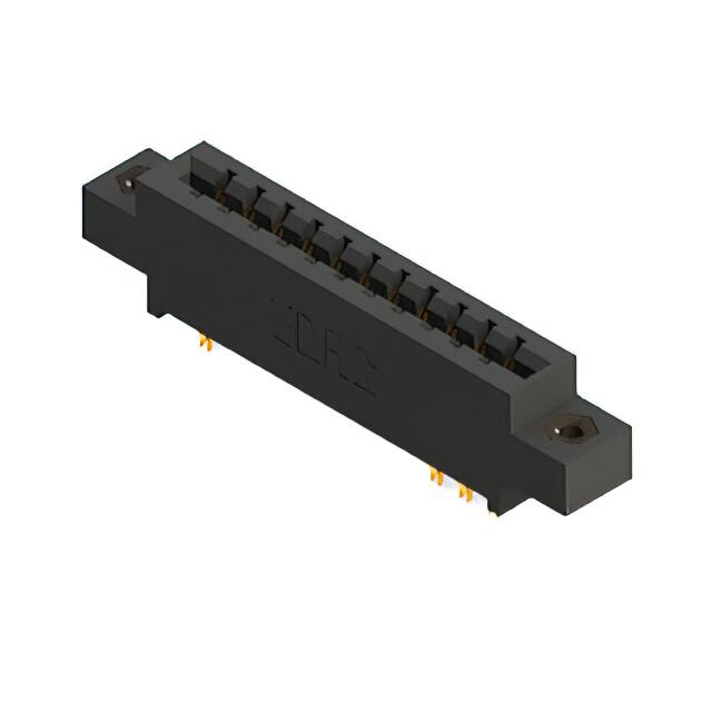 387-022-555-808 CONN EDGE DUAL FMALE 22POS 0.156