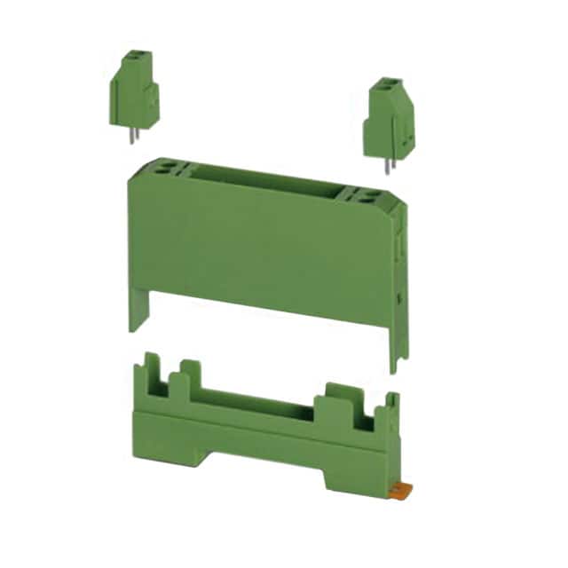 2942962 HOUSING PLSTC GRN 2.95"LX0.49"W