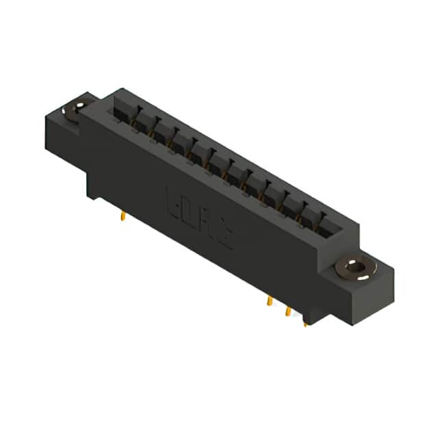 387-022-556-803 CONN EDGE DUAL FMALE 22POS 0.156