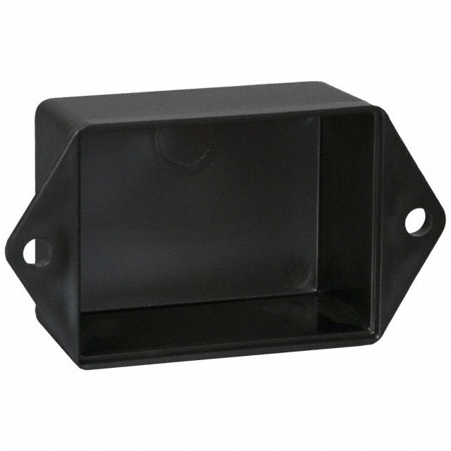 PB-1558-TF BOX ABS BLACK 2"L X 1.500"W
