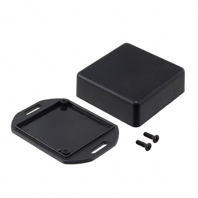1551RFLBK BOX ABS BLACK 1.969"L X 1.969"W