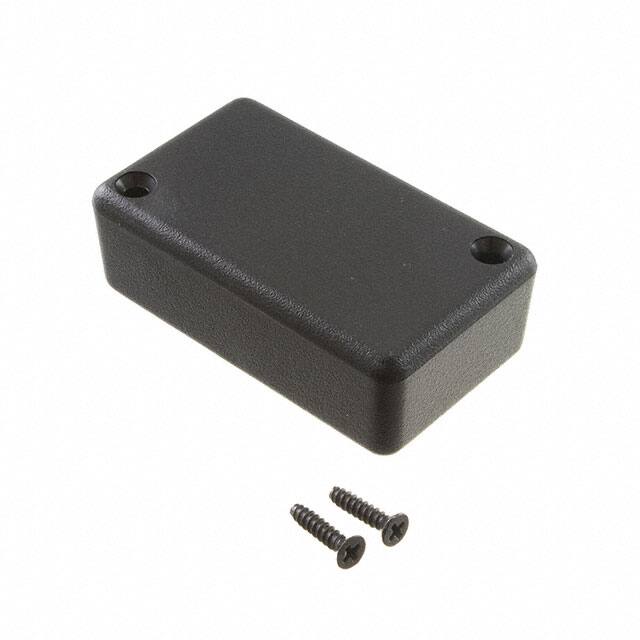 1551HBK BOX ABS BLACK 2.362"L X 1.378"W