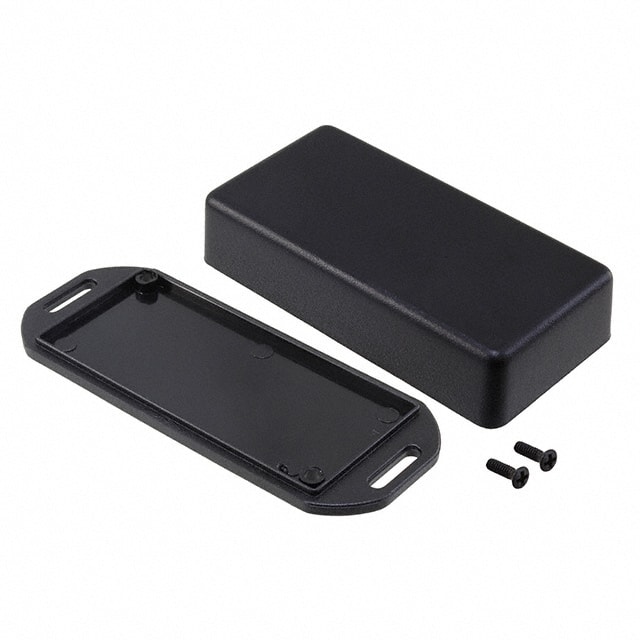 1551KFLBK BOX ABS BLACK 3.150"L X 1.575"W