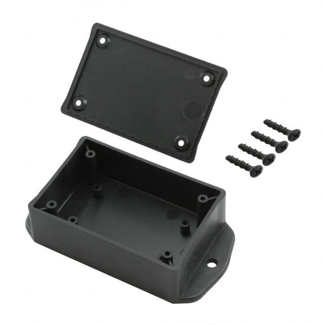 CU-1931-MB BOX ABS BLACK 3.120"L X 2.100"W