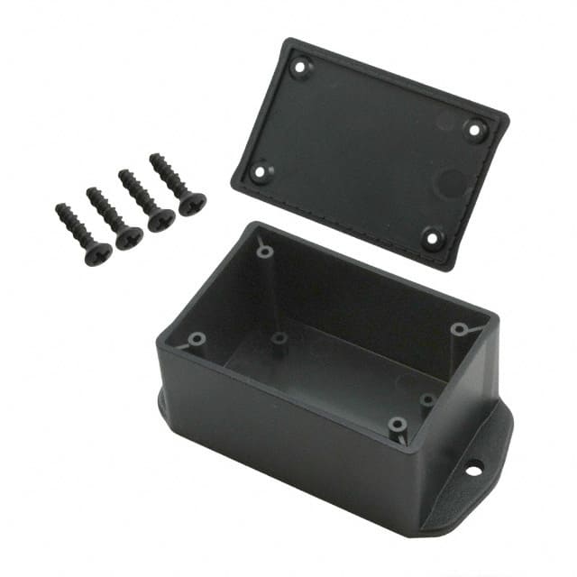 CU-1933-MB BOX ABS BLACK 3.120"L X 2.130"W