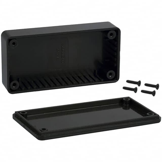 1591ASBK BOX PLAS BLK 3.937"L X 1.969"W