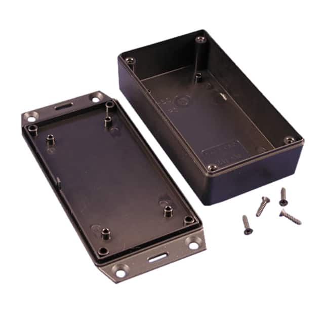 1591XXBSFLBK BOX PLAS BLK 4.481"L X 2.493"W