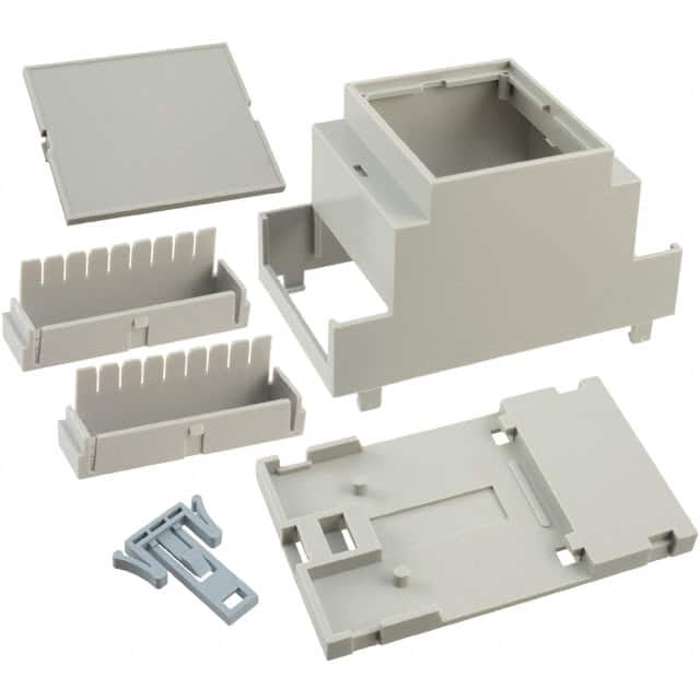 DMB-4771 BOX ABS GRAY 2.098"L X 3.551"W