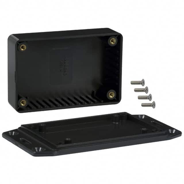 1591MFLBK BOX ABS BLACK 3.339"L X 2.205"W