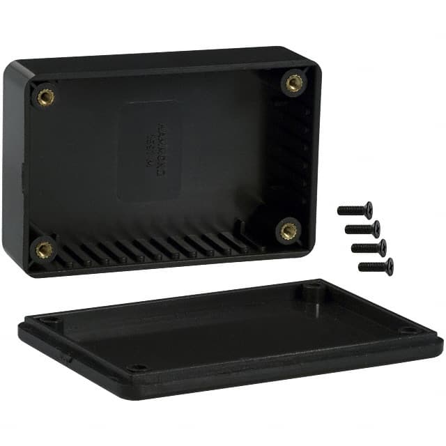 1591LBK BOX ABS BLACK 3.346"L X 2.205"W