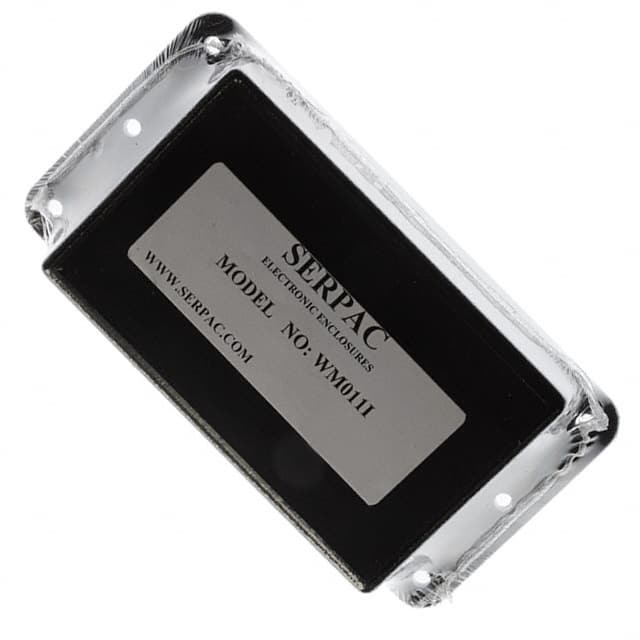 WM011I,BK BOX ABS BLACK 3.600"L X 2.250"W