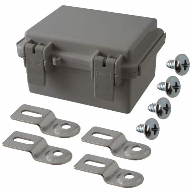 NBF-32002 BOX ABS GRAY 5.110"L X 3.930"W