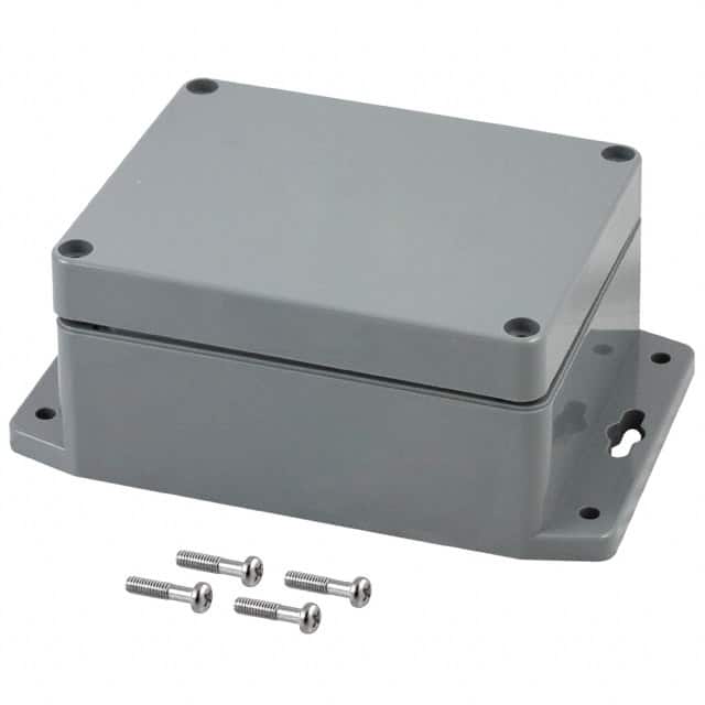 PN-1323-DGMB BOX ABS GRAY 4.528"L X 3.543"W