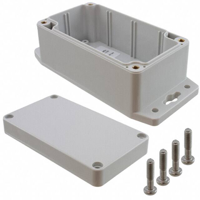 PN-1322-MB BOX PLAS GRAY 4.528"L X 2.559"W