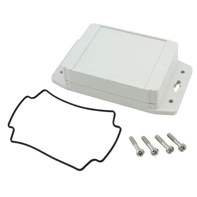 1555FF17GY BOX ABS GRAY 4.722"L X 3.574"W