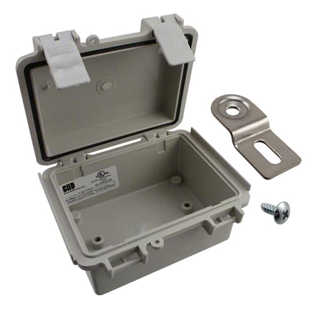 NBF-32012 BOX ABS GRAY 7.870"L X 5.900"W