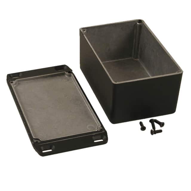 1590WTFLBK BOX ALUM BLACK 4.744"L X 3.150"W