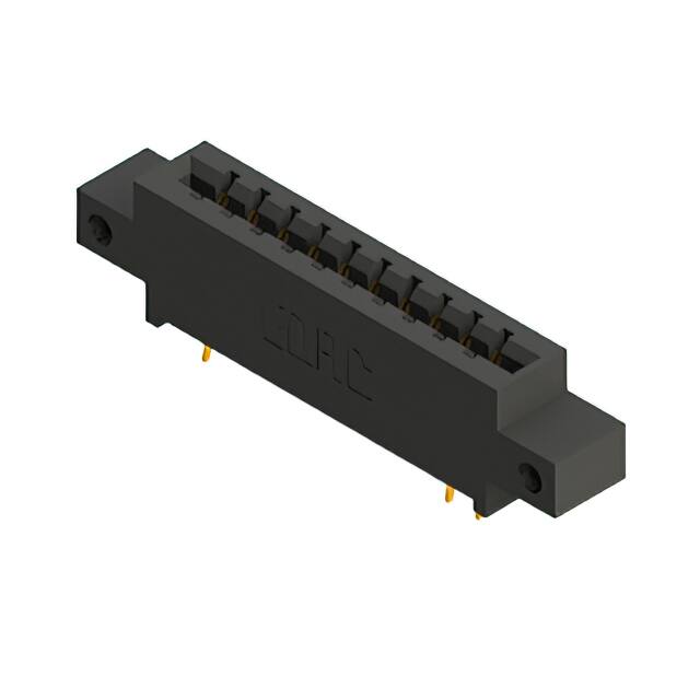 387-020-556-812 CONN EDGE DUAL FMALE 20POS 0.156