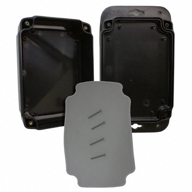 HD-7600 BOX PLAS BLK 6.620"L X 4.680"W