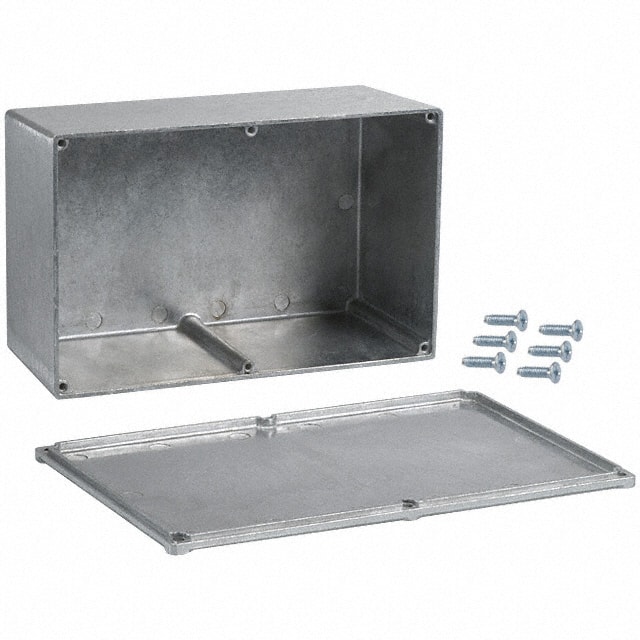 CU-347 BOX ALUM NAT 7.390"L X 4.703"W